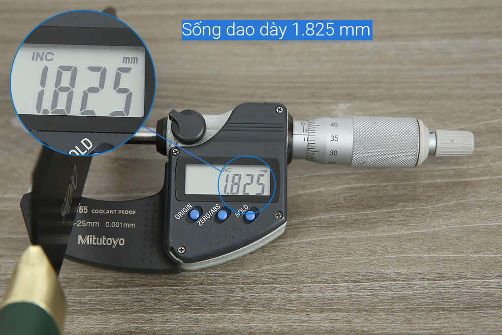 Dao thái inox Delites CW-H032 Màu Xanh