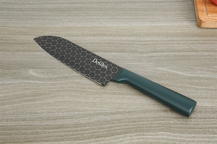 Dao thái inox Delites CW-H033 Màu Xanh