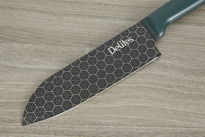 Dao thái inox Delites CW-H033 Màu Xanh