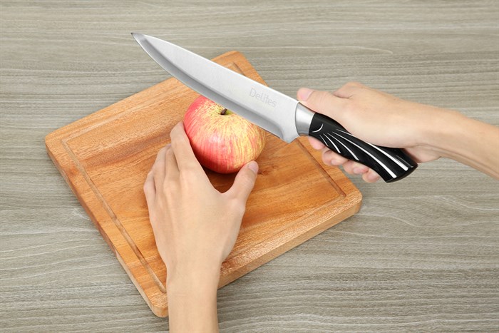 Dao thái inox Delites CW-H034 Màu Đen