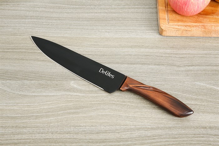 Dao thái inox Delites CW-H030 Màu Nâu