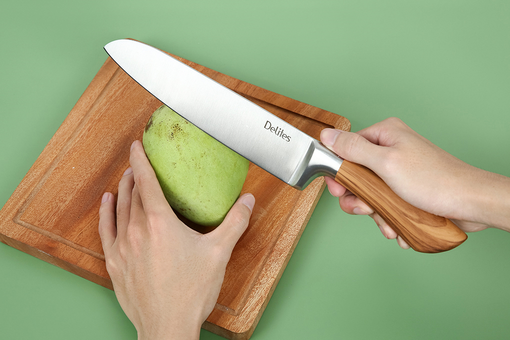 Bộ dao inox Delites LK2310-W Màu Nâu nhạt