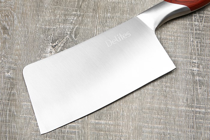 Dao chặt inox Delites CF7172 Màu Nâu