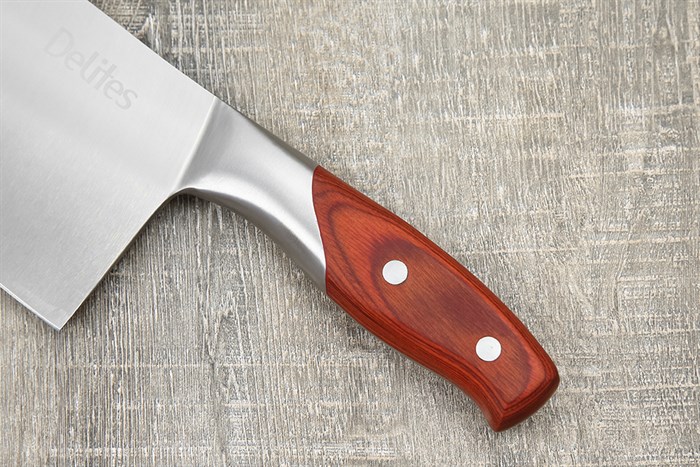 Dao chặt inox Delites CF7172 Màu Nâu