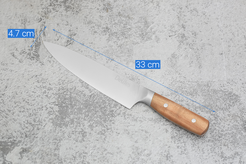 Dao thái inox Delites CW-F046-1 - 5