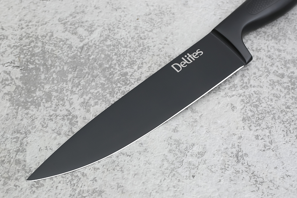 Dao thái inox Delites CW-S016A-2 Màu Đen