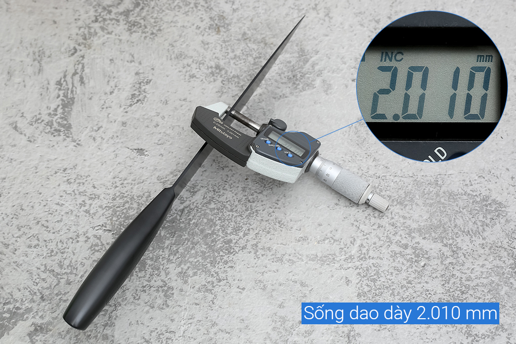 Dao thái inox Delites CW-S016A-2 Màu Đen