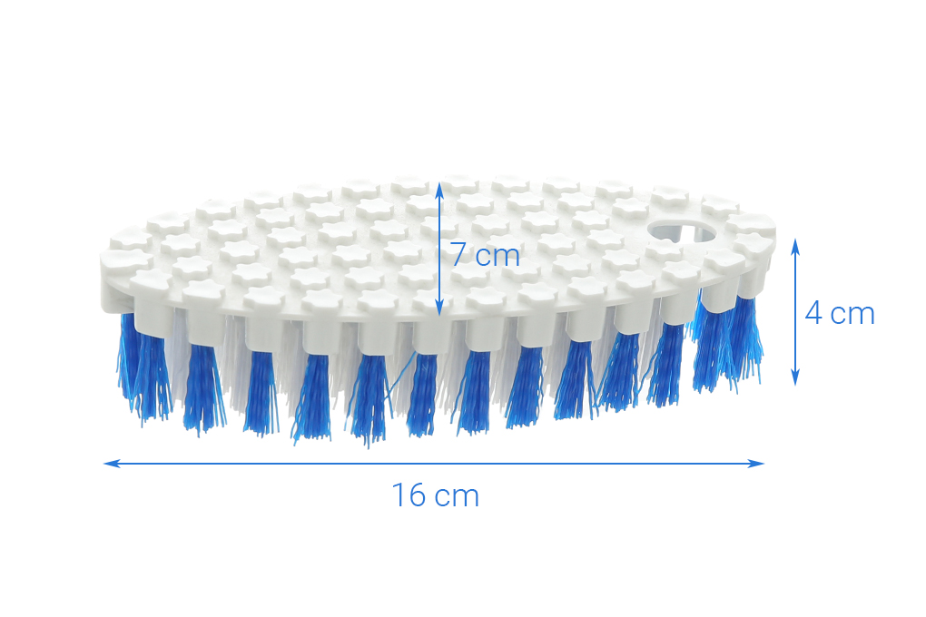 Bàn chải nhựa lông cước hình bầu dục Tashuan YJ-797