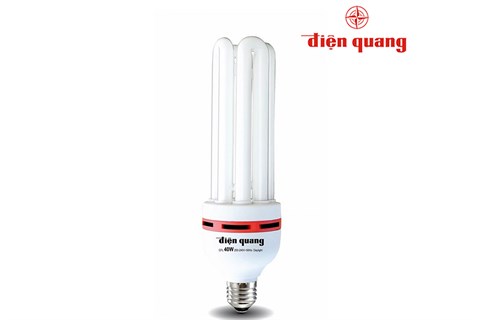 Đèn Compact Điện Quang-CFL-4U-F14-45W-DL-E27