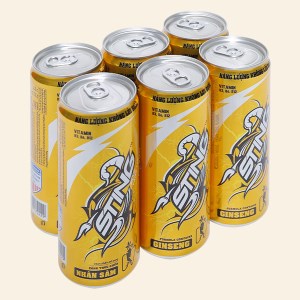 6 lon nước tăng lực Sting Gold 330ml