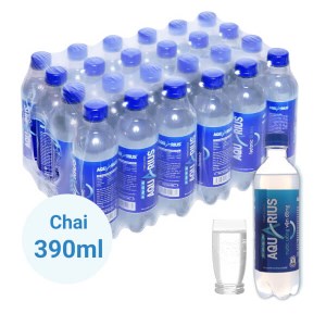 Thùng 24 chai nước uống vận động Aquarius 390ml