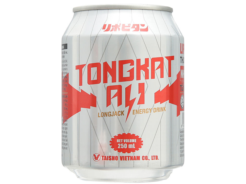Thùng 24 lon nước tăng lực Lipovitan mật nhân Tongkat Ali 250ml 6