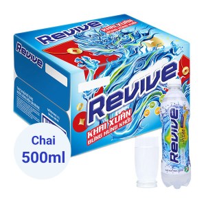 Thùng 24 chai nước bù khoáng Revive muối khoáng 500ml