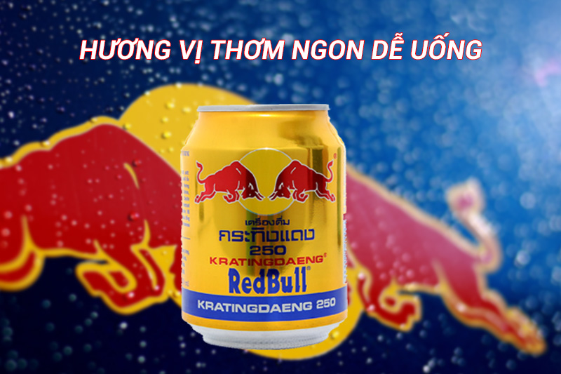 Nước tăng lực Redbull lon 250ml (thùng 24 lon)