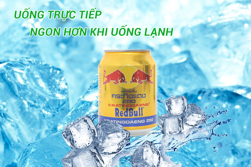 Nước tăng lực Redbull lon 250ml (thùng 24 lon)