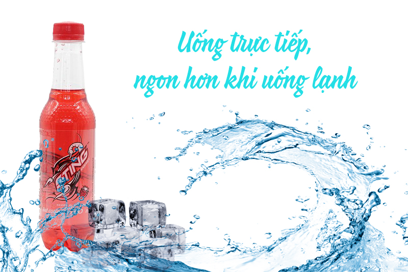 Nước tăng lực Sting Dâu tây chai 330ml (thùng 24 chai)