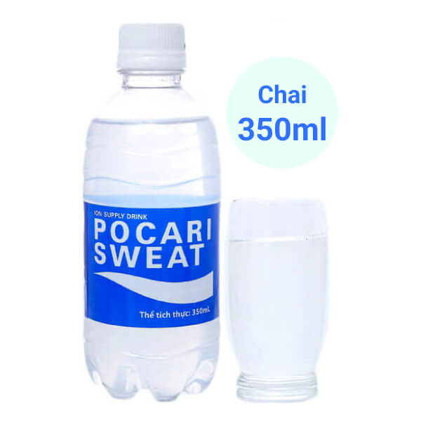 Nước khoáng i-on Pocari Sweat chai 350ml 0