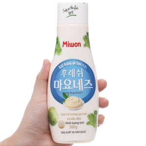 Xốt trứng gà tươi Miwon Fresh Mayonnaise chai 300g