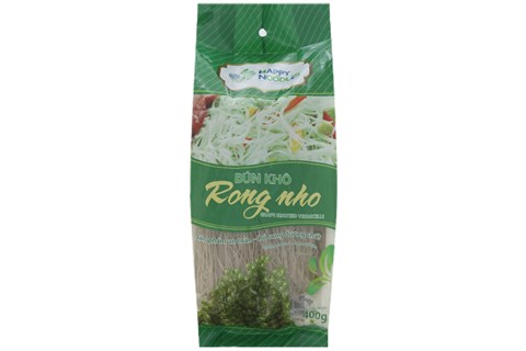 Bún khô rong nho Happy Noodles 400g