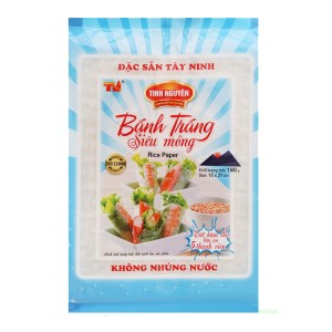 Bánh tráng siêu mỏng 21cm Tinh Nguyên gói 180g