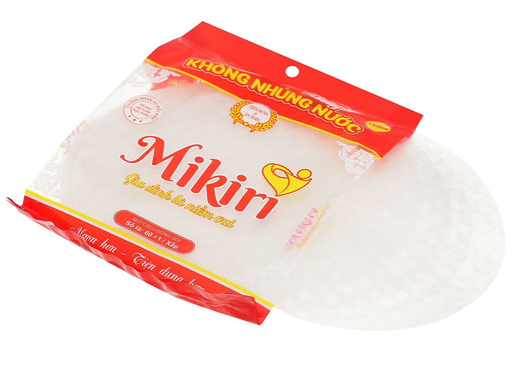 Bánh tráng tròn không nhúng nước Mikiri gói 220g