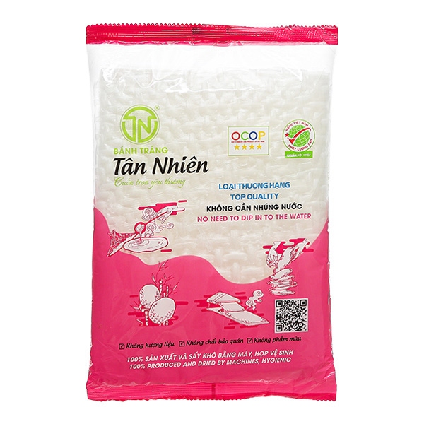 Bánh tráng siêu mỏng 16cm x 22cm Tân Nhiên gói 120g
