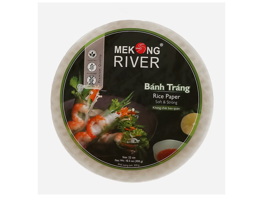 Bánh tráng 22cm Mekong River gói 300g 1