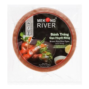 Bánh tráng 16cm gạo huyết rồng Mekong River gói 300g