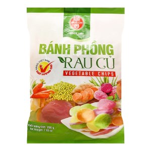 Bánh phồng rau củ Bích Chi gói 200g