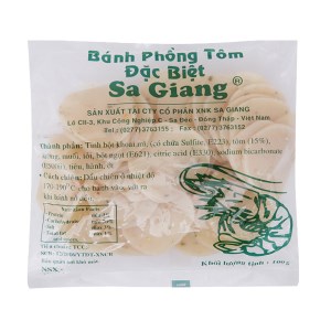 Bánh phồng tôm đặc biệt Phồng tôm nhỏ Sa Giang gói 100g