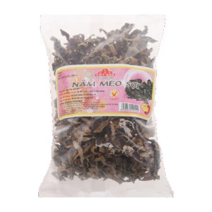 Nấm mèo đen sợi Việt San túi 100g