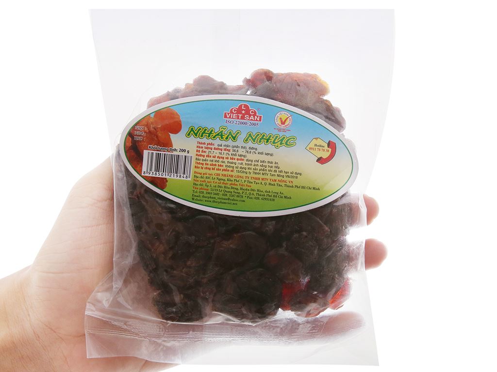 Nhãn nhục Việt San gói 200g 5