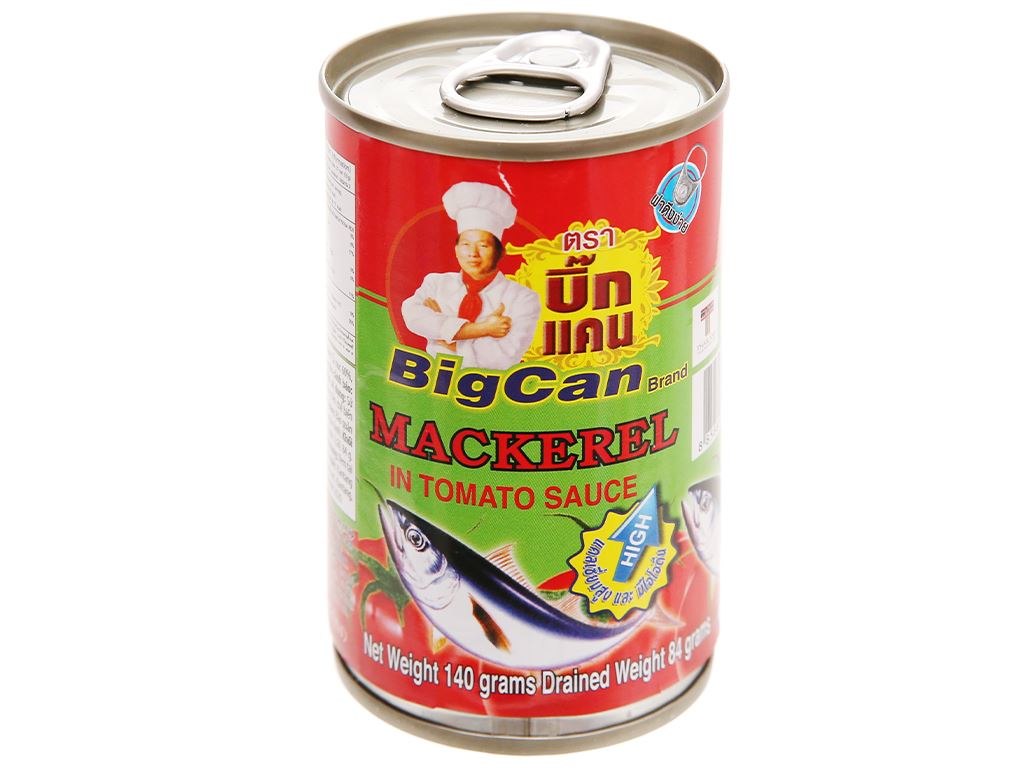 Cá nục sốt cà chua Bigcan lon 140g giá tốt tại Bách hoá XANH