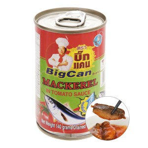 Cá nục sốt cà chua Bigcan lon 140g