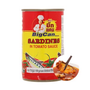 Cá mòi sốt cà chua Bigcan lon 140g