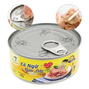 Cá ngừ ngâm dầu Tuna Việt Nam hộp 140g