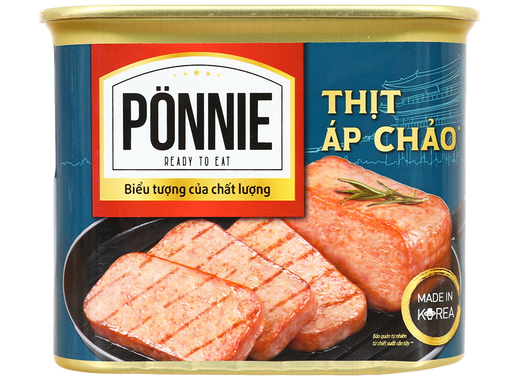 Tổng Hợp Thông Tin Về Thịt Áp Chảo Ponnie 340g