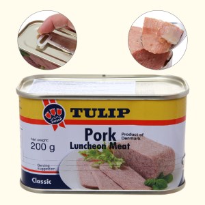 Thịt heo Pork Luncheon Meat Classic Tulip hộp 200g