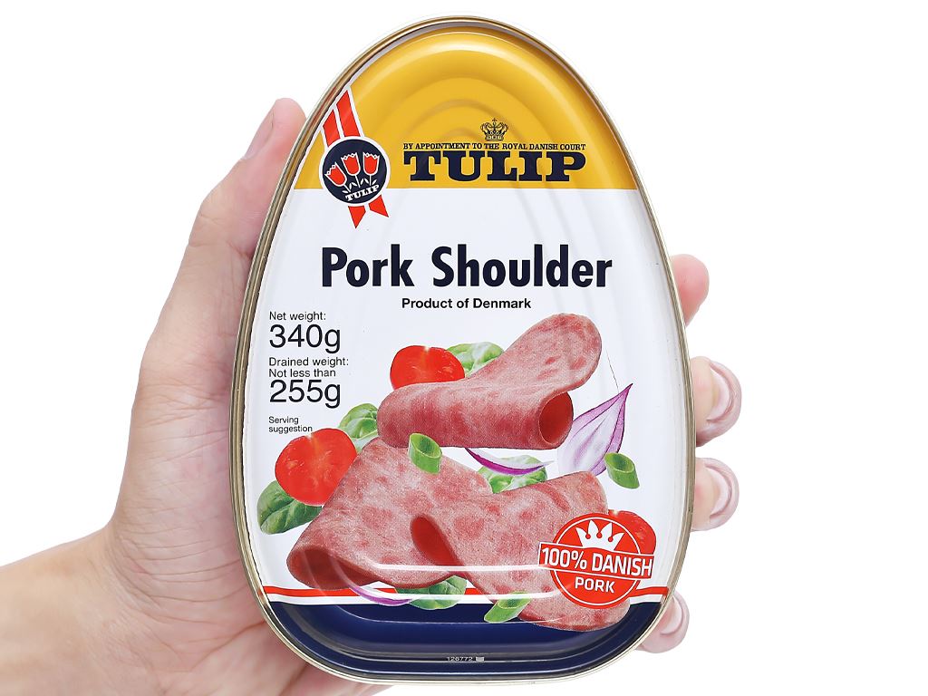 Thịt vai heo Picnic Shoulder Classic Tulip hộp 340g 6