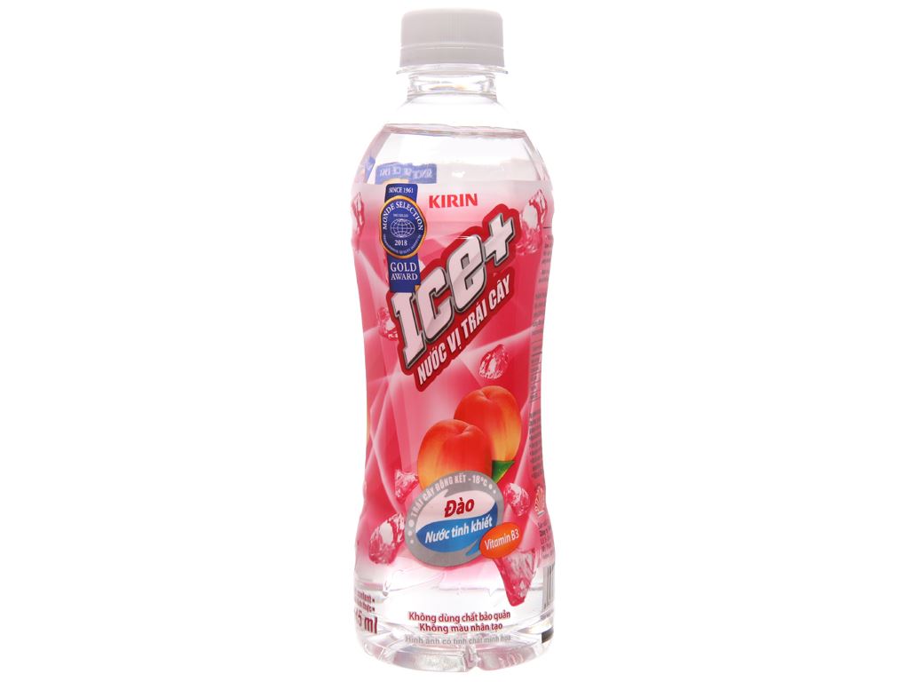 Nước trái cây Ice+ vị đào 345ml