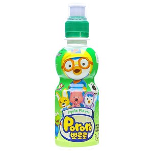 Nước trái cây Pororo hương táo có đường chai 235ml