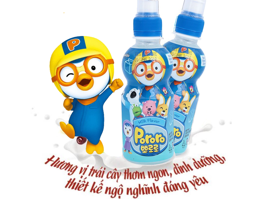 Nước uống Pororo có chứa các loại vitamin và khoáng chất nào?
