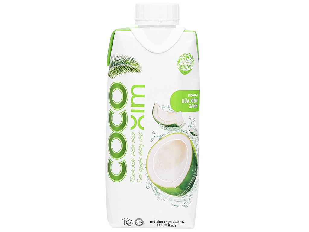 Nước dừa xiêm xanh Cocoxim 330ml giá tốt tại Bách hoá XANH