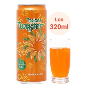 Nước cam ép Twister Tropicana 320ml