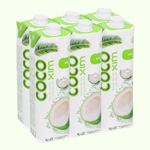 6 hộp nước dừa xiêm xanh Cocoxim 1 lít
