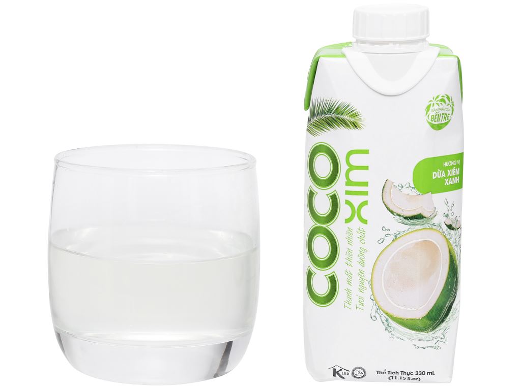 Nước dừa xiêm xanh Cocoxim 330ml 1