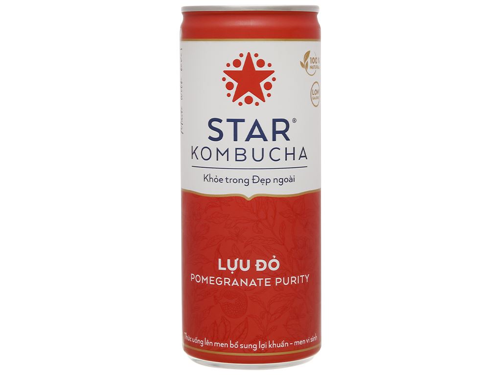 Nước trái cây Star Kombucha vị lựu đỏ 250ml 1