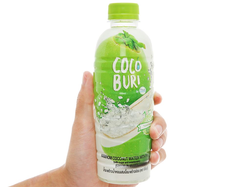 Nước dừa tươi Cocoburi thêm cùi dừa non 350ml 1