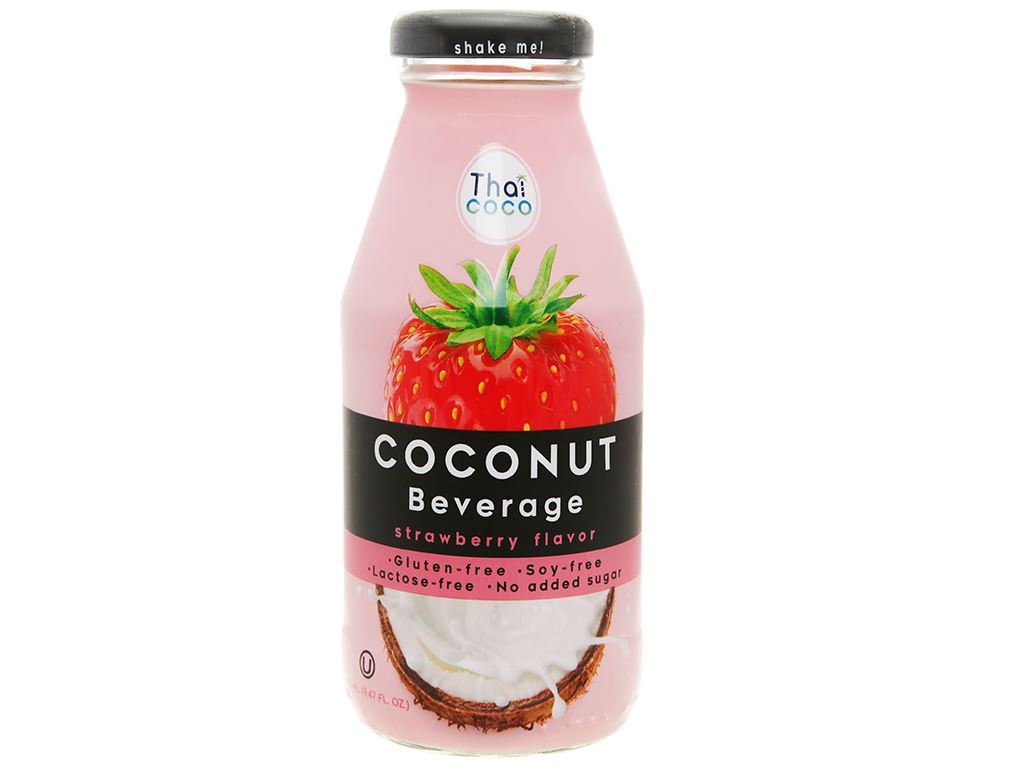 Sữa dừa Thai Coco vị dâu 280ml giá tốt tại Bách hoá XANH