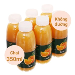6 chai nước cam tự nhiên TH True Juice 350ml
